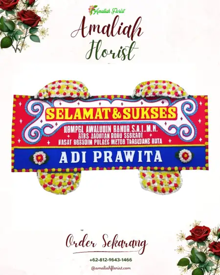 Papan Bunga Ucapan Selamat Banjareja